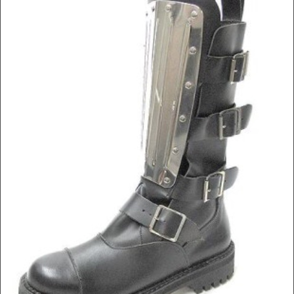 FOUND! Mens Metal Gladiator Biker Boots US 11.5/12
